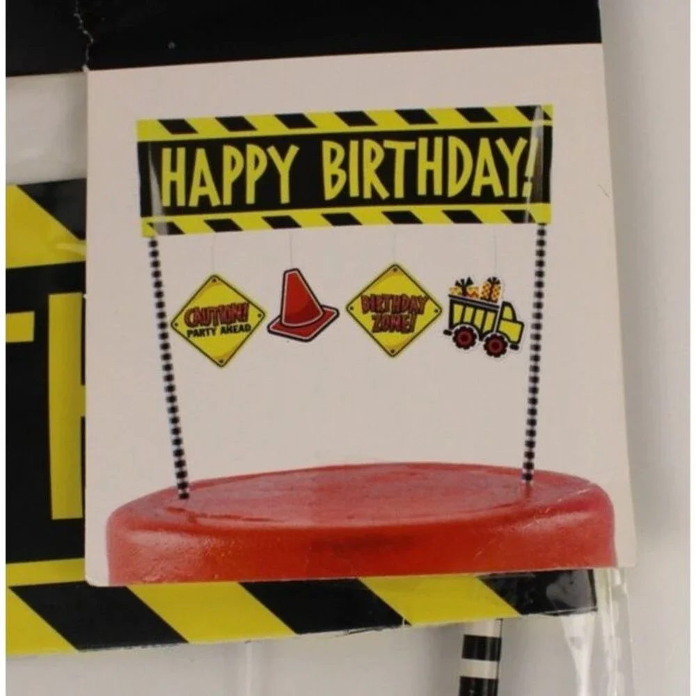 Construction Birthday Party Supplies Dump Truck Party Decorations Kits Set